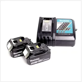 Makita DHS 710 RTJ 36 V Akku Li-Ion Handkreissäge 190 mm im Makpac mit Einlage + Ladegerät + 2x 5,0 Ah Akku