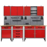 Ondis24 Werkstatt-Set Bastler 240 cm« - rot