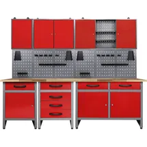 Ondis24 Werkstatt-Set Bastler 240 cm« - rot