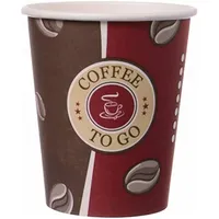 Packeo 1000 Stk. Kaffeebecher Coffee to go, Pappe beschichtet,