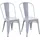 MCW Bistrostuhl MCW-A73 Metall grau 2er Set