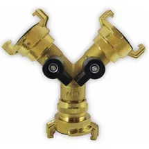PUTEUS Schnellkupplung Y-Verteilerstück 3/4" Messing