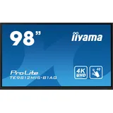 Iiyama Prolite Digitale A-Platine 2,49 m (98") LED WLAN 400 cd/m2 4K Ultra HD Schwarz Touchscreen Eingebauter Prozessor Android 24/7