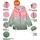 KILLTEC FIRST INSTINCT by killtec Kinder Softshelljacke/Outdoorjacke mit Kapuze FIOS 5 MNS SFTSHLL JCKT, 86/92, in Pink hellpink,