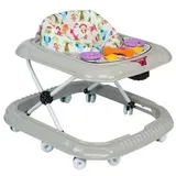 Babywalker Lauflernhilfe Gehfrei Babywagen Lauflernwagen Geh Wagen - grau