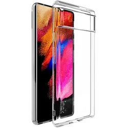 Schutzhülle für Google Pixel 6 Kamera Handyhülle Case Cover Tasche Transparent Smartphone Bumper ANTI-SHOCK/ ANTI-STOß