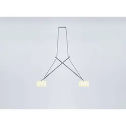 serien lighting Twin Pendelleuchte aluminium glanzverchromt
