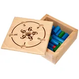 Weible Spiele weiblespiele 04248 - Rund um die 6, Würfelspiel, 14 x 14 cm