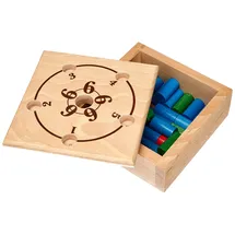 Weible Spiele weiblespiele 04248 - Rund um die 6, Würfelspiel, 14 x 14 cm