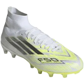 adidas F50 Sparkfusion Pro AG/FG Herren Cloud White/Iron Metallic/Hi-Res Yellow 41 1/3