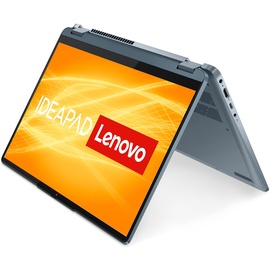 Lenovo IdeaPad Flex 5i Convertible Laptop | 14" WUXGA OLED Touch Display | Intel Core i5-1335U | 16GB RAM | 512GB SSD | Intel Iris Xe Grafik | Win11 Home | QWERTZ | grau | 3 Monate Premium Care