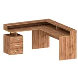 INOSIGN Eckschreibtisch »New Selina«, Schreibtisch, Schubkästen, mit oder ohne Monitoraufsatz, B 180/160 cm