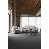 flexlux 2,5-Sitzer FLEXLUX "Torino, rund, Couch, Loveseat", grau (anthrazit), B:186cm H:85cm T:102cm, 100% Polyester, Sofas, Modernes, organisches Sofa-Design, Kaltschaum, Wellenunterfederung