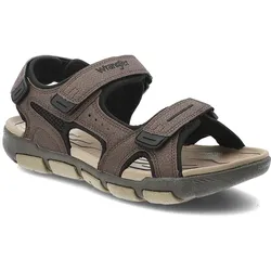 Braune Sandalen Wrangler Modische Herrenschuhe, 41