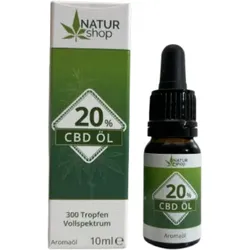 Natur-Shop Vollspektrum Bio CBD-ÖL 20% 10ml Flasche