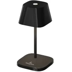 NEAPEL NANO kompakte Akku-Tischleuchte - In- und Outdoor schwarz ceramic