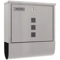 Rottner Tresor Costa Grau inkl. Zeitungsfach