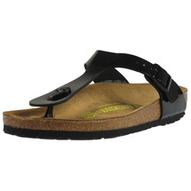 Birkenstock Gizeh Birko-Flor Lack schwarz lack 39