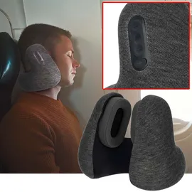Nedis Bluetooth 5.3 Kopfhörern aus Memory-Schaum – Nackenkissen mit Geräuschunterdrückung und 10h Akku für die Reise