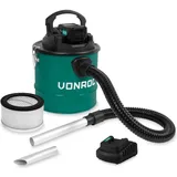 VONROC Aschesauger 20V - 12L Tank - HEPA Filter - Inkl. 4.0Ah Akku und Schnellladegerät
