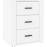 vidaXL Nachtschrank NA 50 x 36 x 60 cm Weiß
