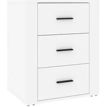 vidaXL Nachtschrank NA 50 x 36 x 60 cm Weiß