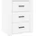 vidaXL Nachtschrank NA 50 x 36 x 60 cm Weiß