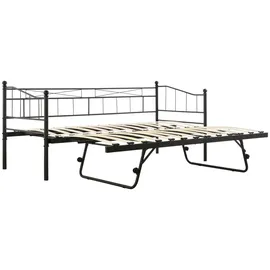 [en.casa] Skutskär 90 x 200 cm Schwarz