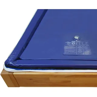 Traumreiter 1x Wasserbett Matratze Premium dual Wassermatratze 90x220 für 180x220 Softside I Wasserbettmatratze Wasserbettenmatratzen Wasserkern Water Bed Mattress MESAMOLL 2 (schwingt 0 Sek.)