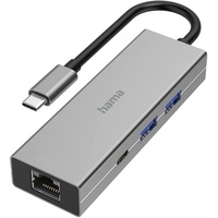 Hama 4 Ports USB-C-Multiport Adapter Anthrazit