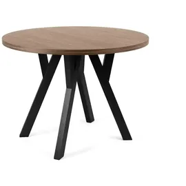 Konsimo Esstisch Ø 100 cm braun