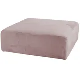 KAWOLA Hocker WIOLO SOFT Sitzelement für Modulsofa Cord rosa