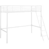 Clove |Hochbett 90 cm aus weißem Metall
