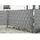 Floraworld Sichtschutzstreifen 205 x 19 cm Silbergrau Kunststoff