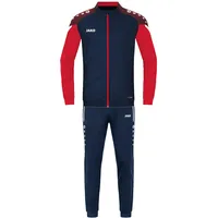 Jako Kinder Trainingsanzug Polyester Performance Marine/Rot, 152