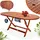 DEUBA Alabama Gartentisch 160 x 85 x 75 cm braun klappbar oval