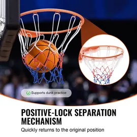 Vevor Basketballkorb 18 Zoll Orange