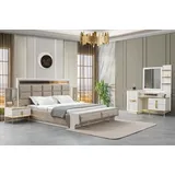 Schlafzimmergarnitur Bettenmöbel Schlafzimmerkombination Schlafzimmer Set 4ltg
