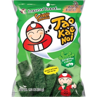 Tao Kae Noi Crispy Seaweed Snack Original, knuspriger Algensnack, 32 g