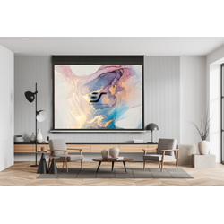 Elite Screens, Ceiling electric motorised projection screen, Motor Leinwand, Evanesce B, Zoll Weiße Projektionswand, Projektionswand16:9 HD Hängende Filmwand Faltbar A-Elite Screens, Beamer Leinwand, Projektionsleinwand, Heimkino MaxWhite FG / 16:9 / 120" (266x149 - Vorlauf 20cm)