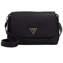 GUESS Tasche Meridian Flap Crossbody Umhängetasche - Schwarz