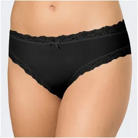 NINA VON C. Damen-Slip 3er-Pack schwarz Größe 38 - 38
