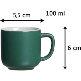 Ritzenhoff & Breker Espressotasse 0,1 l Grün 6 St.