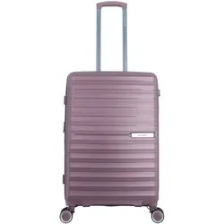 Koffer SAXOLINE "Resort", Gr. B/H/T: 43.00cm x 65.00cm x 26.50cm, lila (purpurviolett), Polypropylen, casual, Koffer, aus Polypropylen für Langlebigkeit