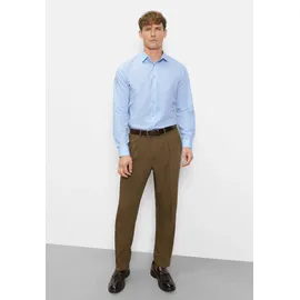 Olymp Langarmhemd Slim Fit Blau 42