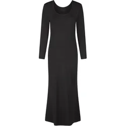 Shapewear - Figurformendes Shapewear Kleid mit Ärmeln – Langarm Kleid mit Bauch-Weg-Effekt in Schwarz- Größe XL – MIDOYA AmélieTM - Shapewear-Kleid AmélieTM - Schwarz - XL