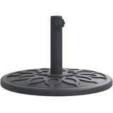 vidaXL Sonnenschirmständer für Ø38/48 mm Mast 12 kg Rund