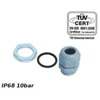 Elektro-Plast PG29 Kabelverschraubung 18-25mm IP68 10bar Grau PROFI 34.29