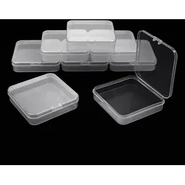 Belle Vous Aufbewahrungsbox 7,2 x 6,3 x 1,7 cm 24-tlg. transparent