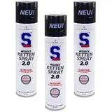 Kettenspray S100 weiss DR. Wack 3 Dosen á 400 ml 4006539723508